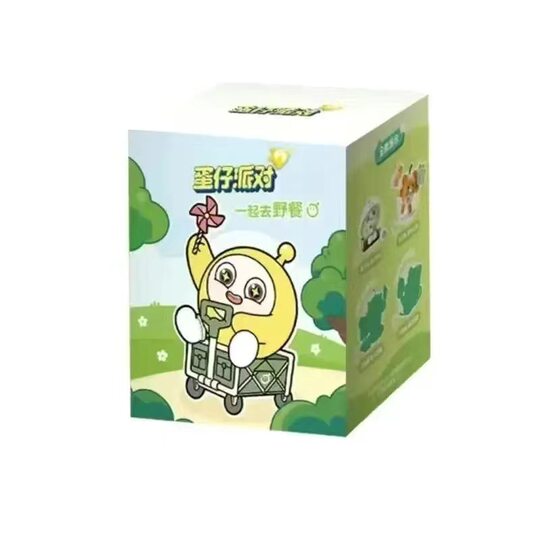 Egg Party Blind Box Children's Toy Hand-Made Doll Children's 2025 New Internet Celebrity Doll Car Ornament