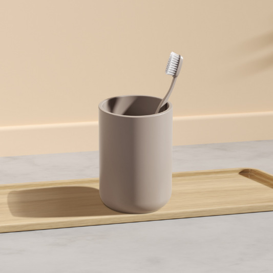 Soporte Magnético para Cepillo de Dientes y Vaso de Plástico ABS Sin Perforación para Baño