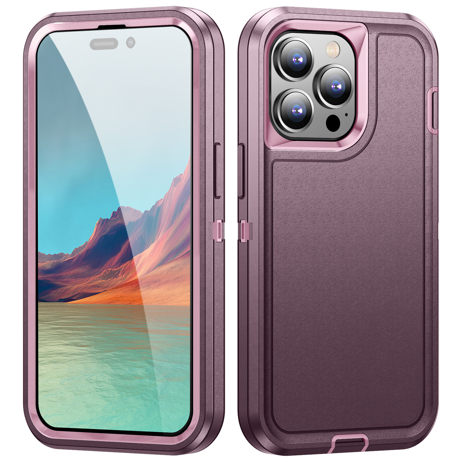 Funda protectora para teléfono móvil Apple 17 Pro Max, compatible con iPhone 16/15/14, anticaídas, con superficie plana y triple protección. image 10