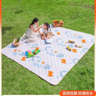 Picnic Mat Moisture-Proof Mat Thickened Waterproof Outdoor Camping Tent Floor Mat Inner Mat Lawn Folding Seat Cushion