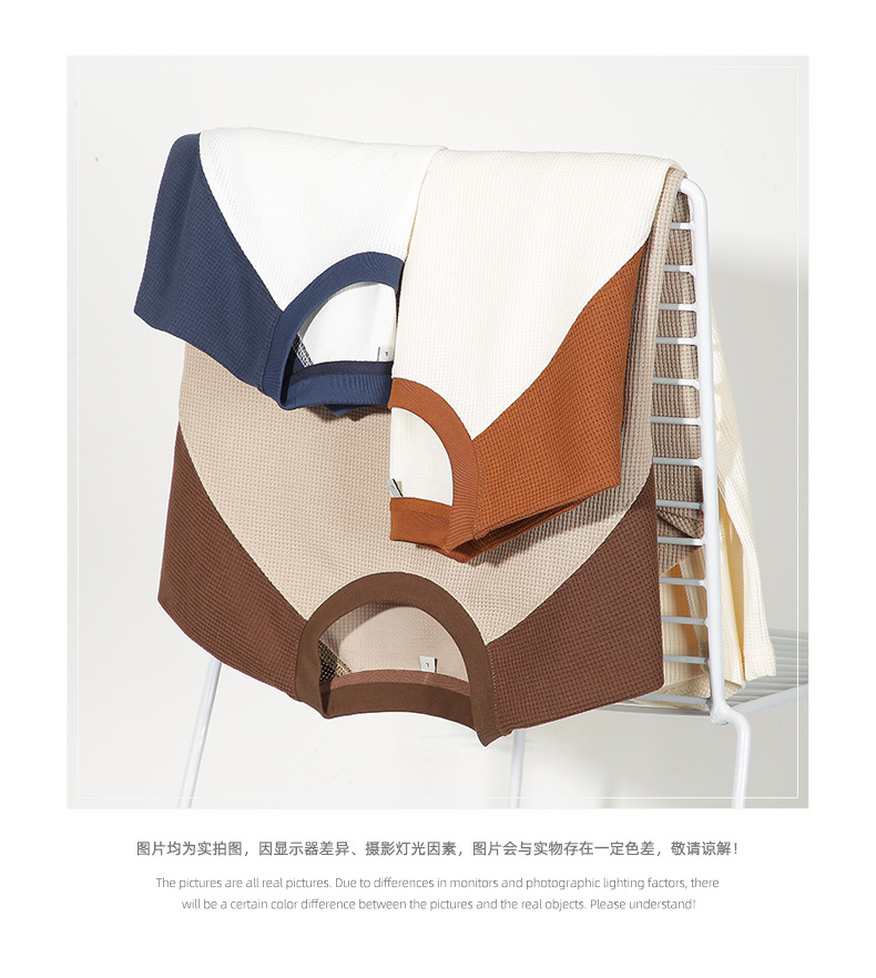 撞色华夫格短袖男t恤潮牌 (4).jpg