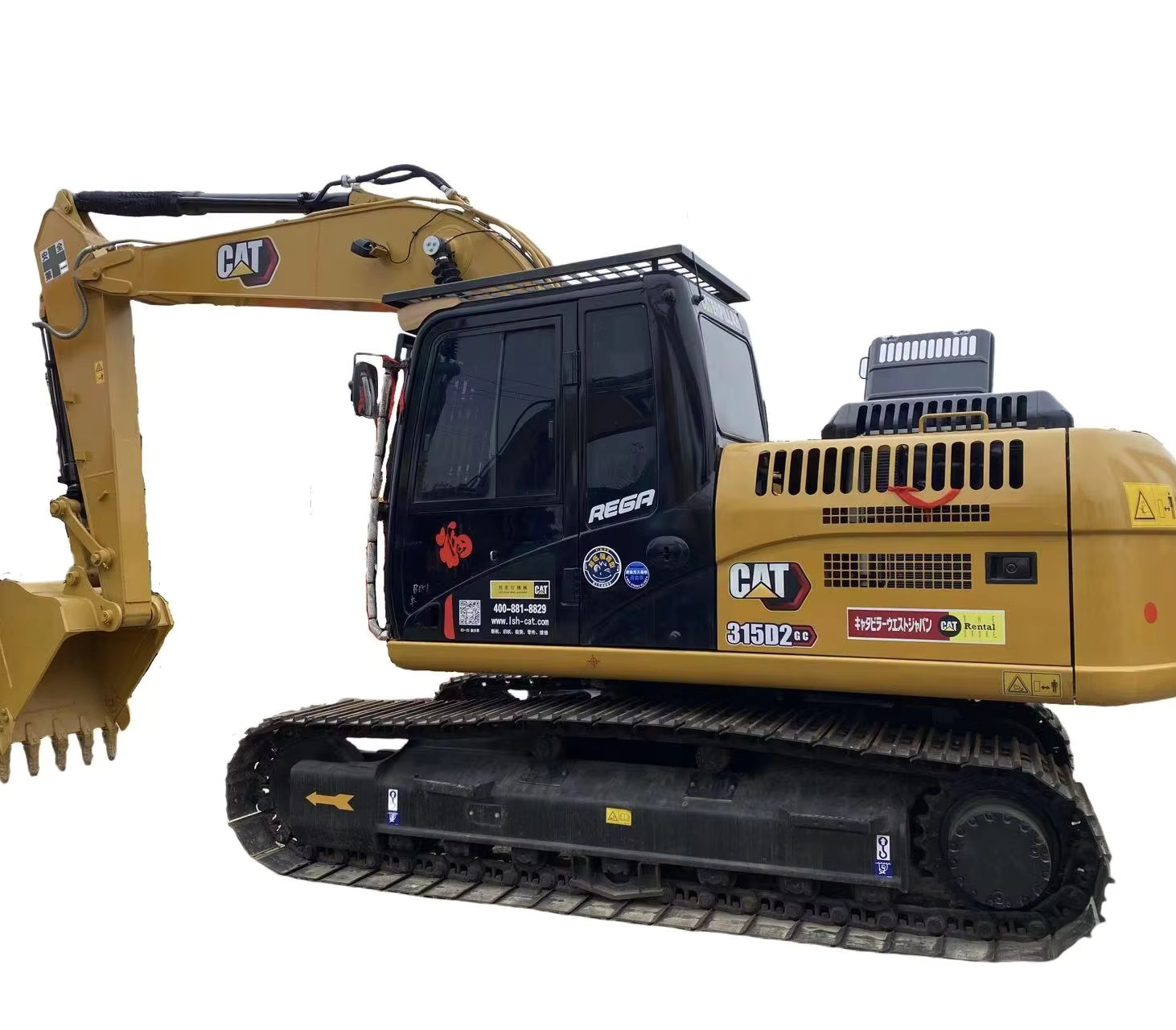 二手卡特彼勒315D2挖掘机15吨