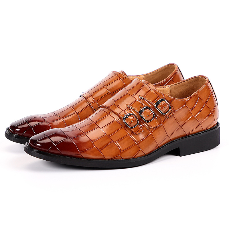 affordable plus size pu leather dress shoes for men Wholesale Cheap Plus Size PU Leather Official Shoes for Men 48size