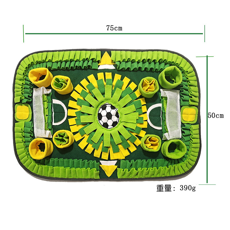Estera de olor transfronteriza estera de comida para gatos estera de entrenamiento para mascotas olor auto-Hola perro de descompresión campo de fútbol juguetes educativos