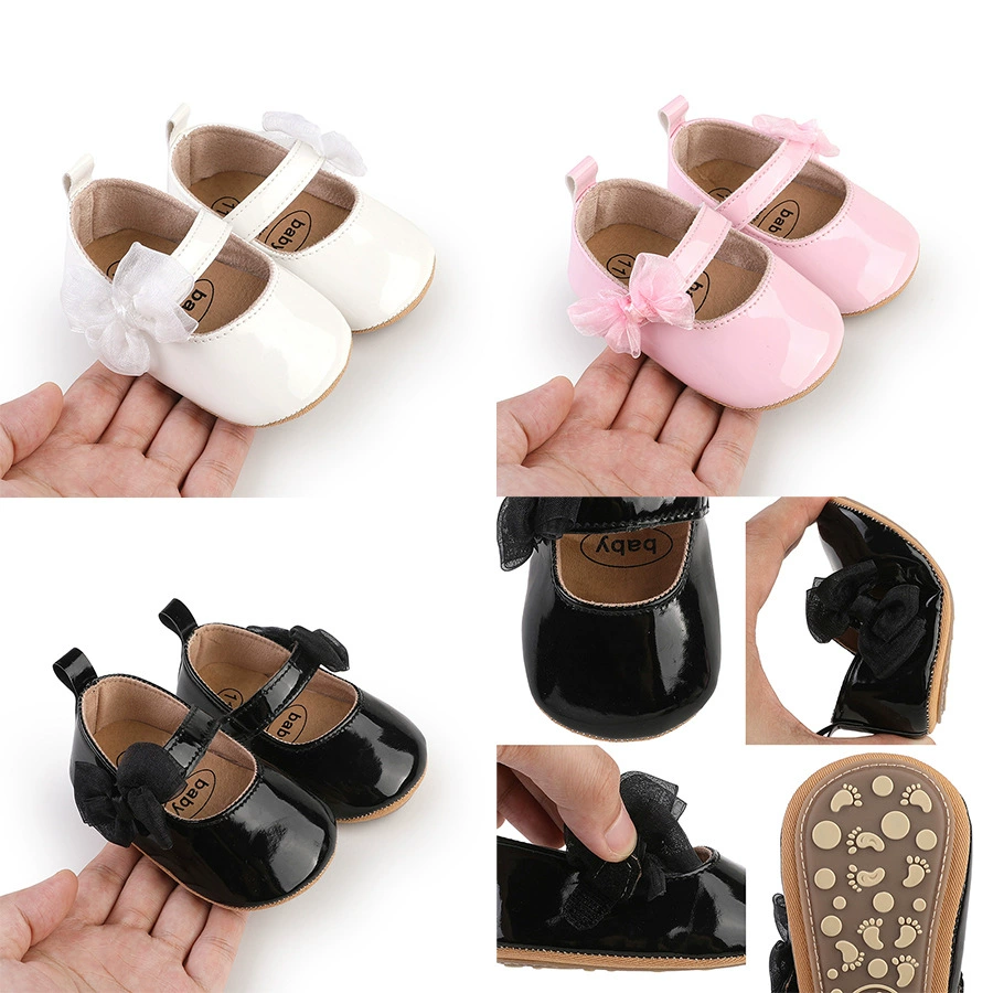 Kami New Spring Baby Принцесса обувь 0-3-6-9-12 месяцев новорожденных Babyshoes