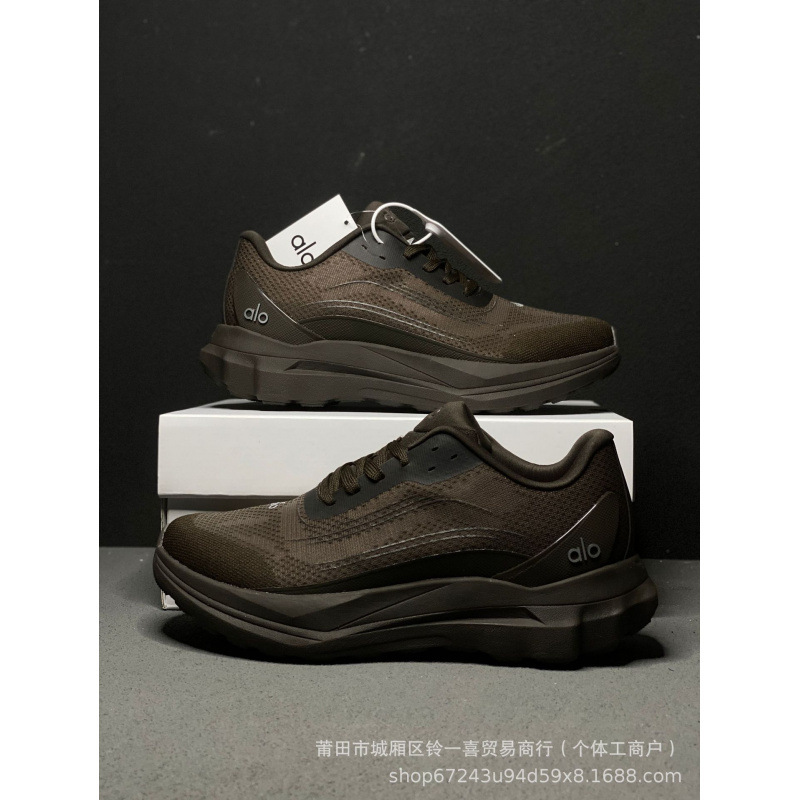Cross-border Alo Runner Jin Zhixiu lujoso ligero conjunto completo de zapatos deportivos casuales de malla transpirable ultraligero para hombres y mujeres