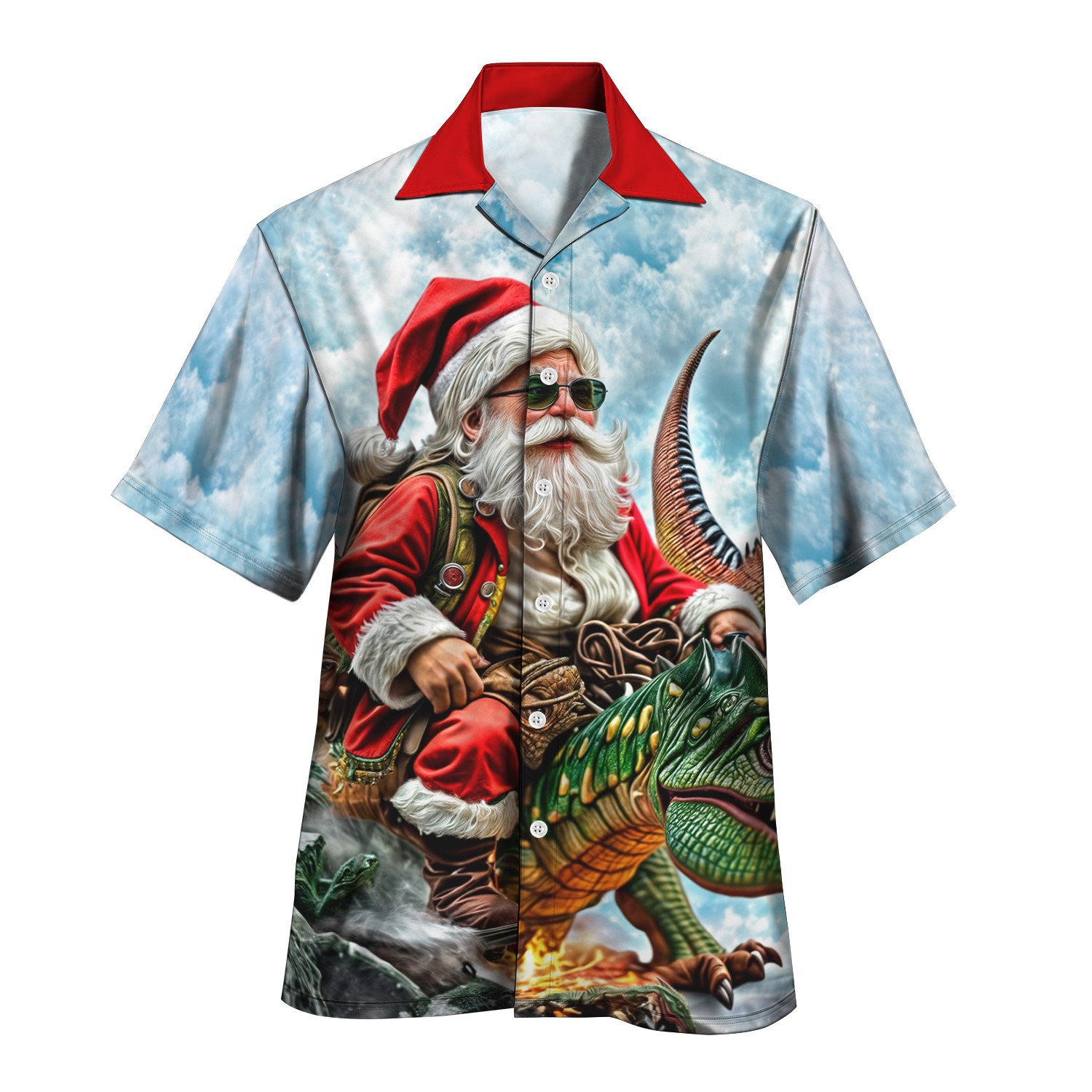 Comercio exterior transfronterizo AliExpress verano nuevo estilo azul vitalidad juvenil estilo universitario camisa de cuello cubano de manga corta MB33