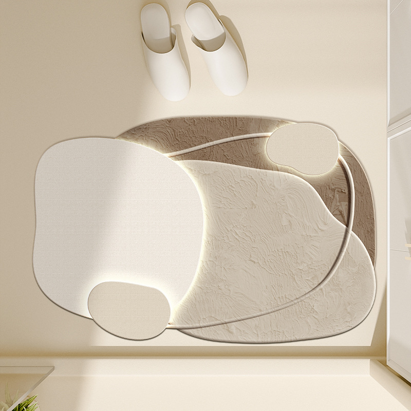 조용한 구름 주변 귀리