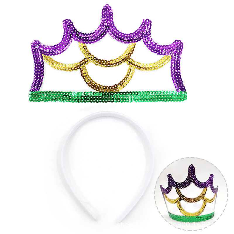 Amazon máscaras de baile de espectáculo carnaval temático bandas de cabello oro púrpura verde sequillas máscaras de mitad de cara accesorios