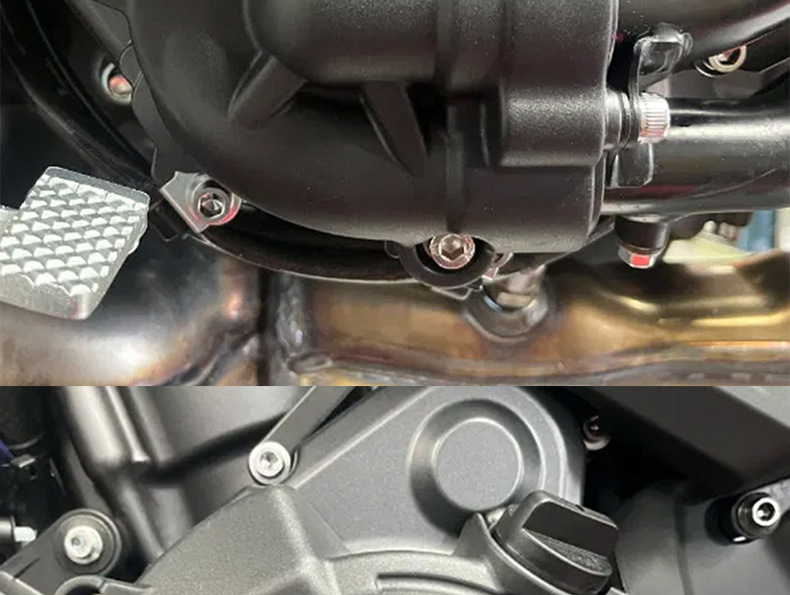 Suitable for 25-26 Yamaha Mt-07 Motorcycle Modified Gbracing Engine Protective Cover Anti-Fall Side Cover
