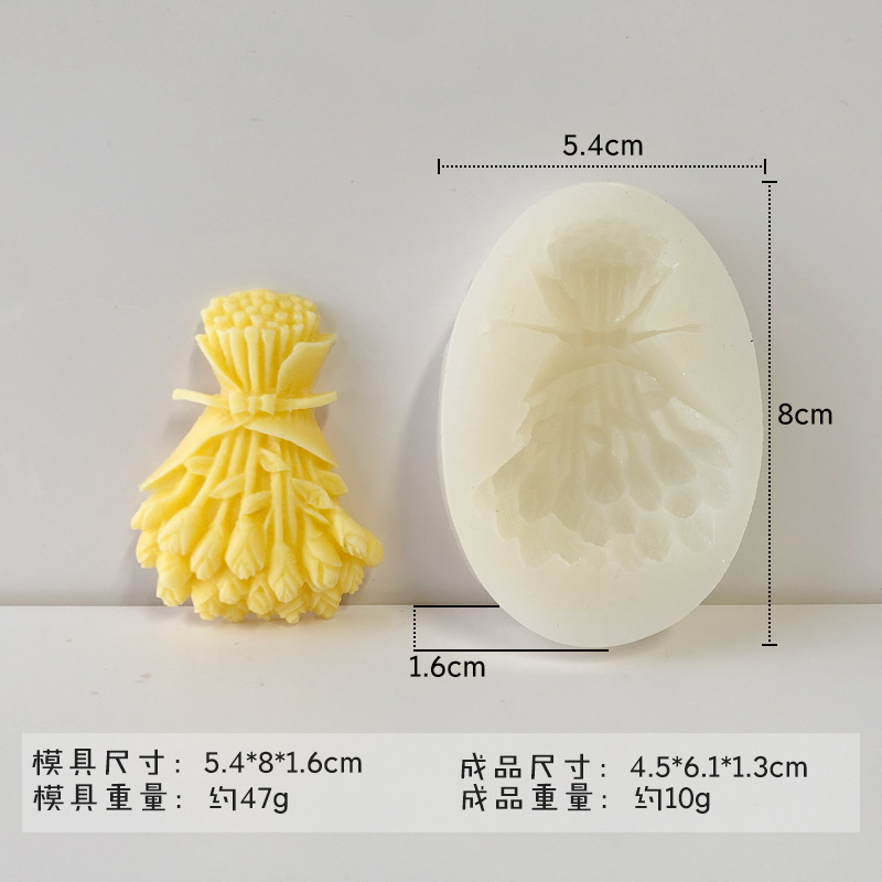 Cuerno soplando Ángel aromaterapia yeso epoxi colgante molde fondant cake decoración jabón herramienta de hornear Silicona