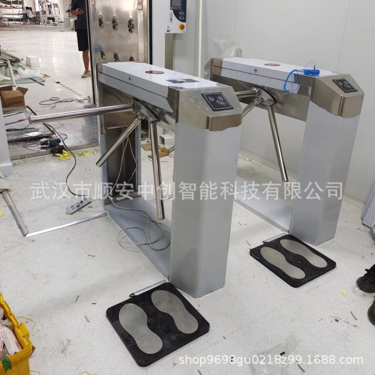 ESD静电测试系统防静电三辊闸摆闸工厂无尘车间闸机人脸机三棍闸