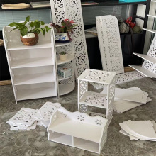 高密度白色雪弗板彩色广告镂空雕刻整张PVC发泡板软硬包模型材料