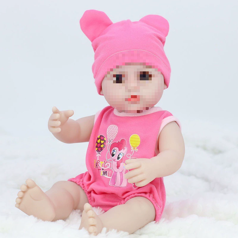 Doll for dressing up, toy girl's from soft rubber, makes sounds