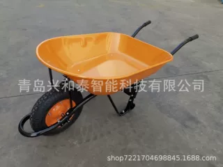 胶南工厂专业生产手推车出口南美市场智利工地手推车独轮斗车