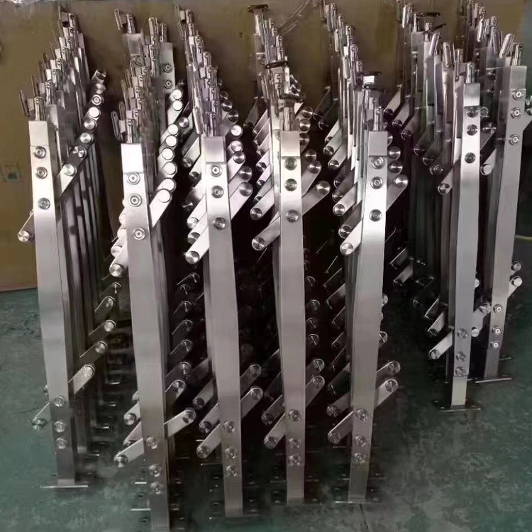 304 scenic spot station fence armrest glass fence balcony outdoor engineering 201 stainless steel stairs non-standard column