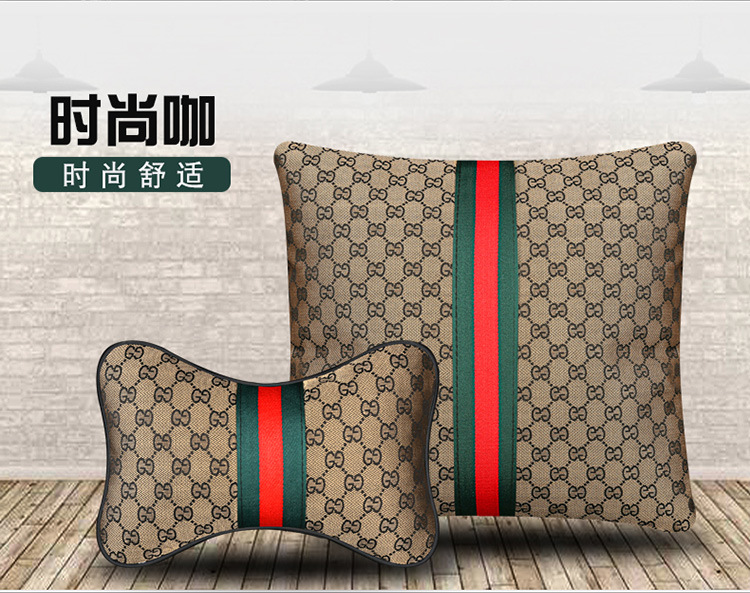 Cross-Border E-Commerce New Headrest and Lumbar Support Four-Piece Set Car Headrest Neck Pillow Cervical Spine Pillow Pillow Lumbar Support Dropshipping
