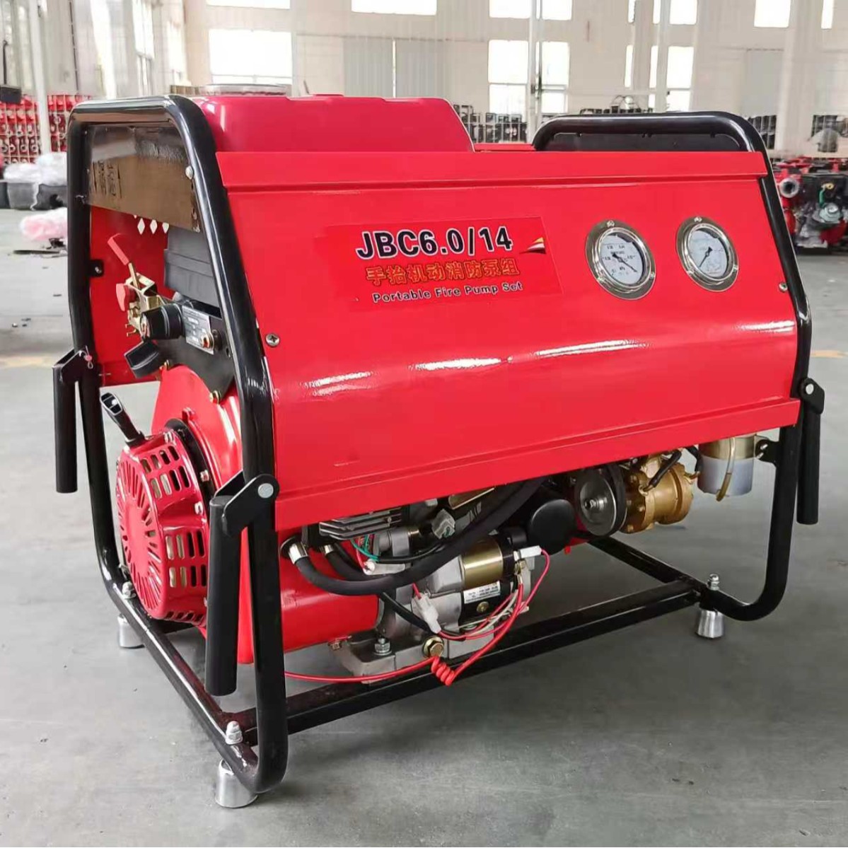 Bomba contra incendios motorizada de mano bomba de agua forestal de alta presión piezas de elevación alta bomba de vacío especial para motor diesel de gasolina