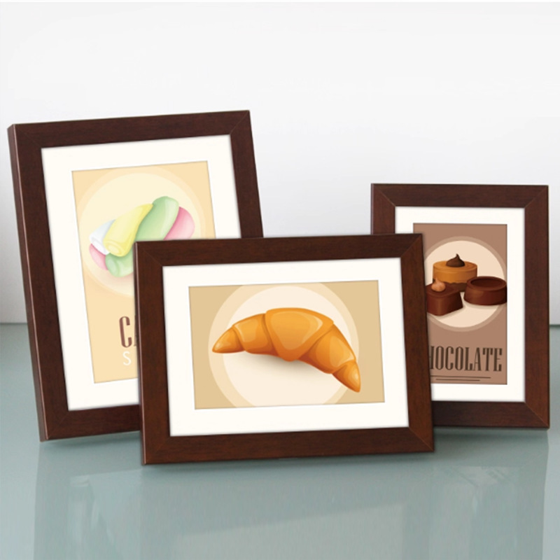 Simple Solid Wood Table White Photo Frame Calligraphy and Painting Framed A2 Walnut Color 10inch Picture Frame A4A3 Picture Frame Wall Hanging Simple Solid Wood Table White Photo Frame Calligraphy and Painting Framed A2 Walnut Color 10inch Picture Frame A4A3 Picture Frame Wall Hanging