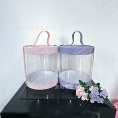 新しいJinxiu YunlanポータブルPVC透明ハグバケツお土産キャンディバケツ結婚式キャンディボックスdiy透明バケツ