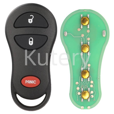 Suitable for Jeep Dodge 3-Button 4-Button Split Remote Control Car Key 315 Frequency Gq43Vt17T (Car Keys) - 3-keys
