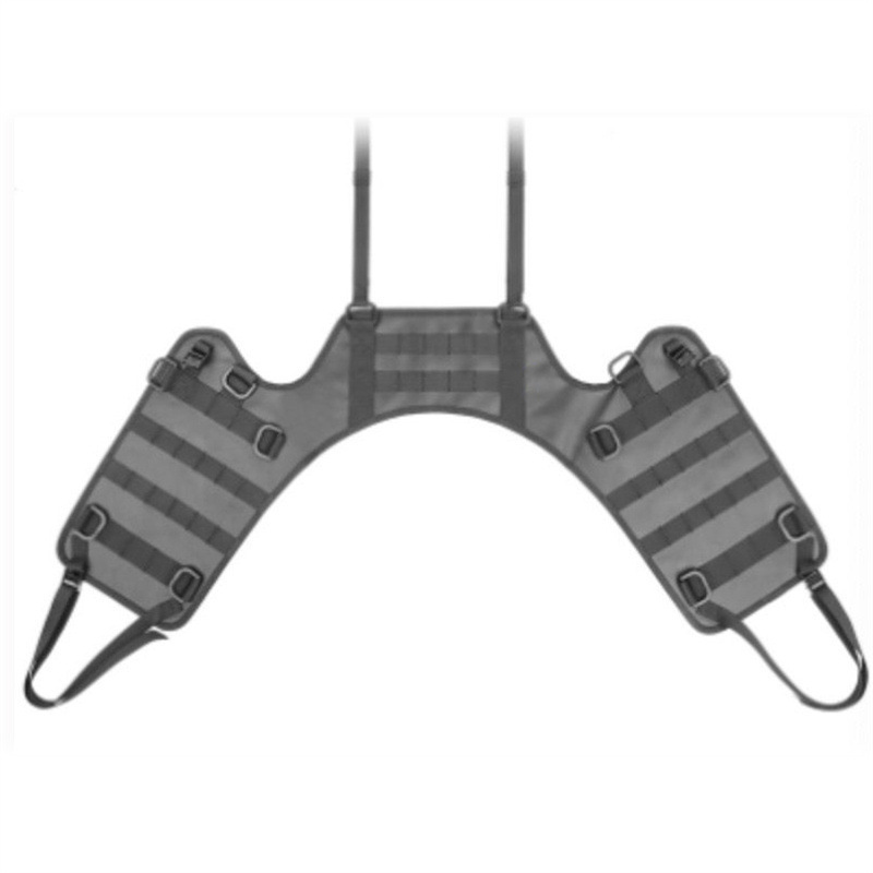 Motuoche Motorcycle Tank Vest Mount Base Molle System (Auto Parts and Accessories) - black