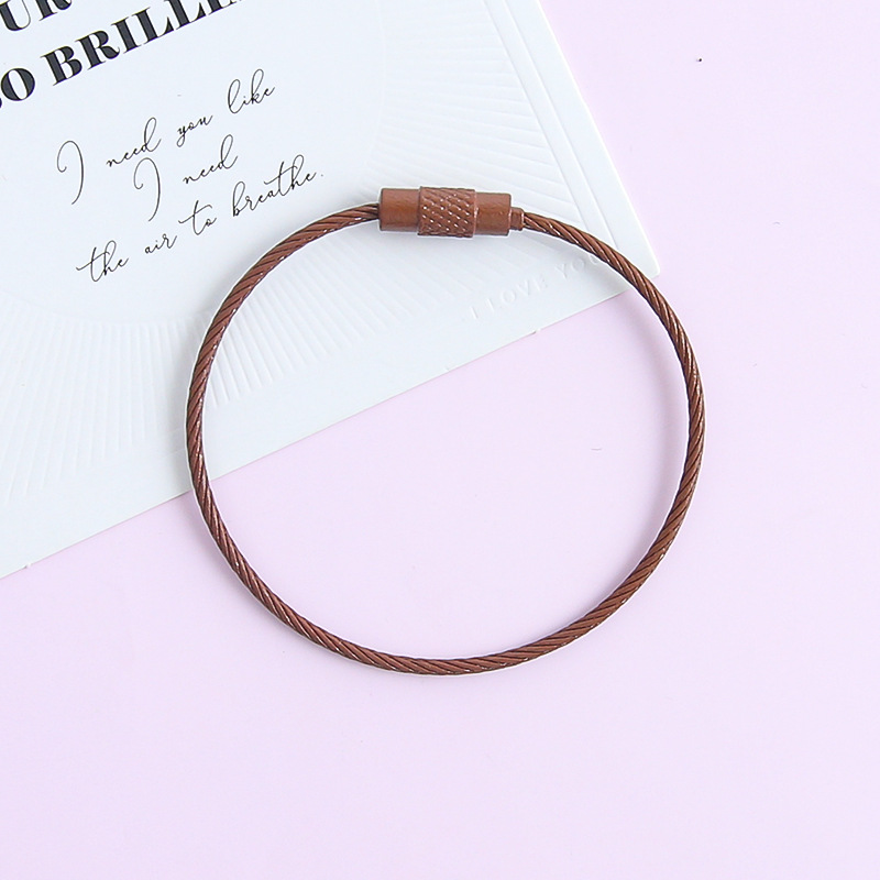 [Coffee Color] Wire Ring