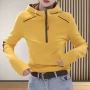 保暖如潮撞色连帽打底衫