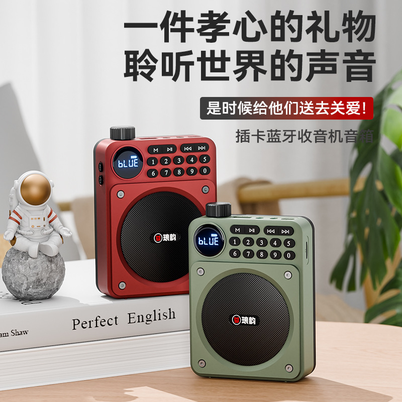 Jinzheng Y3 カードスピーカー Bluetooth アンプポータブルオーディオプレーヤー高齢者教師ガイド用|undefined