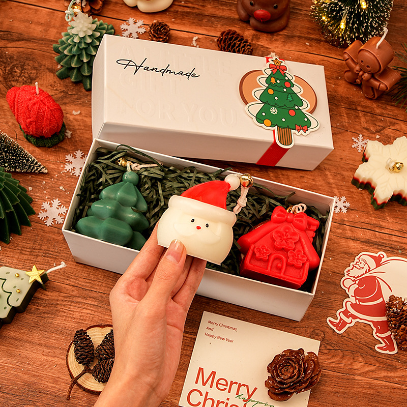 Caja de regalo C - (árbol de Navidad + Caperita Roja + Casa)