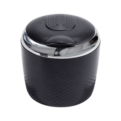 Small Car Ashtray, Anti-Fly Ash Ashtray, Creative Ceramic Liner Ashtray, Short Style, High Aesthetic Value Ashtray (Car ashtray) - short-style-dragon-scale-style-ceramic-linerone