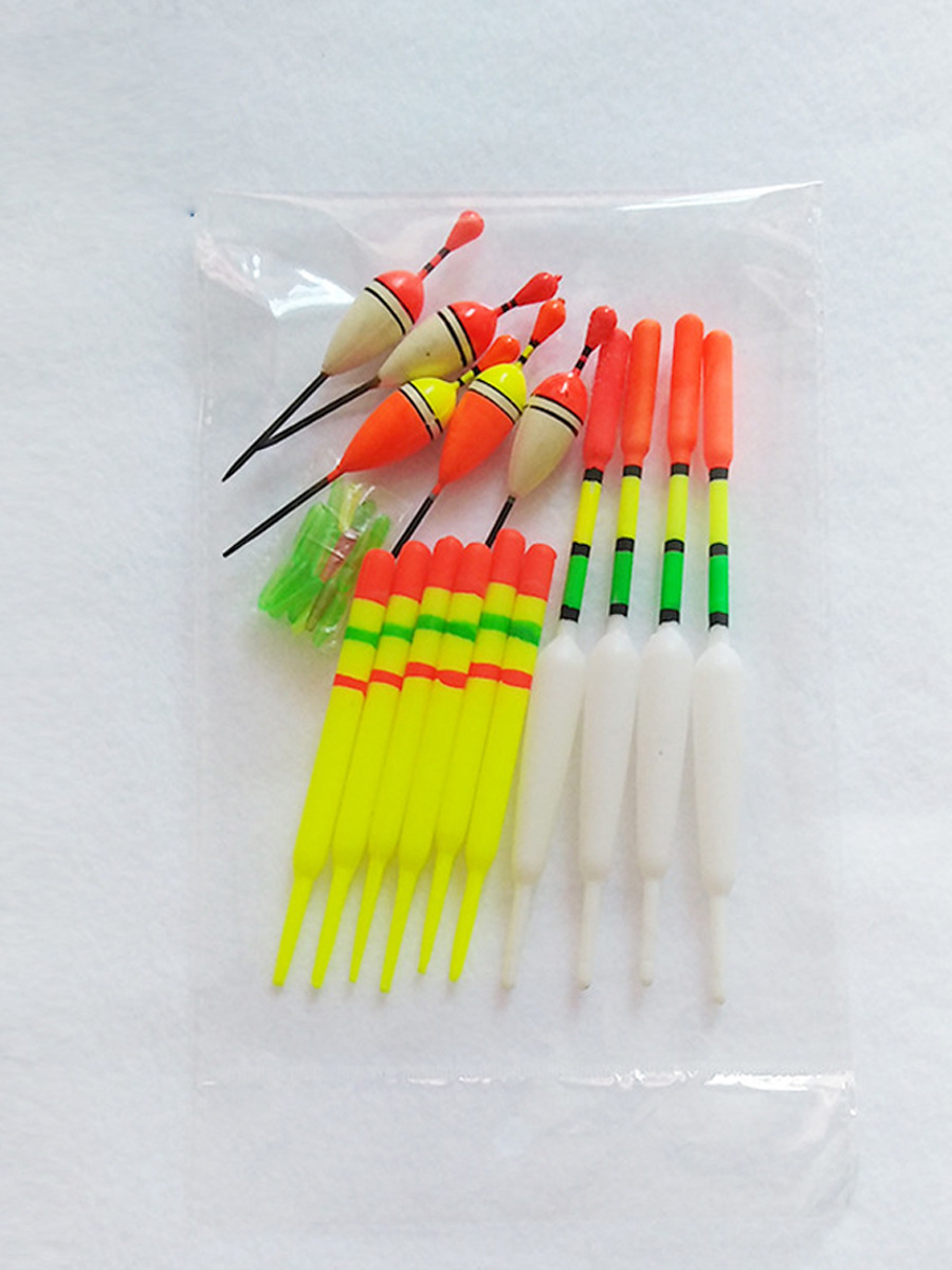 15 unids/tarjeta flotador AliExpress eBay boya al por mayor flotador de pescado equipo de pesca suministros de pesca flotador de pesca traje