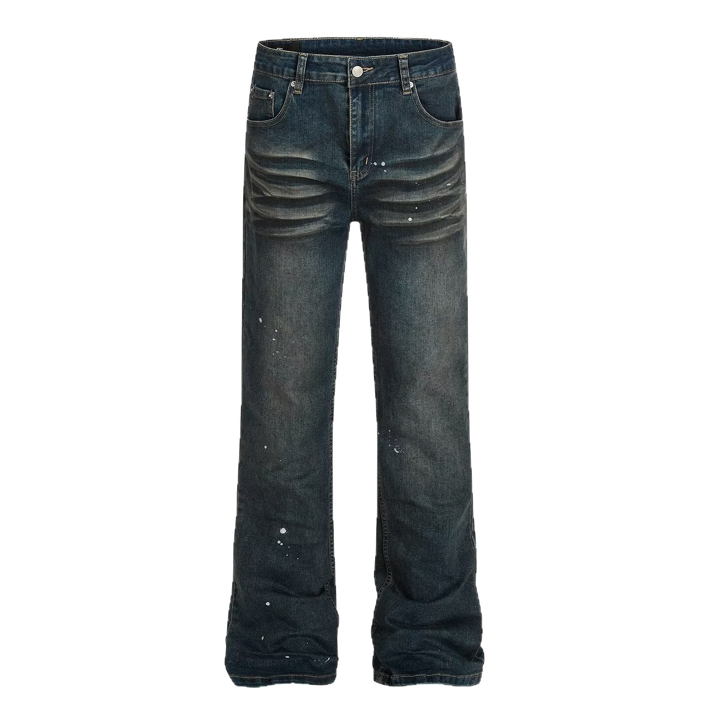 New Spring/Autumn High Quality Stretch Men's Jeans Straight Leg Slim Fit Retro Versatile Fashion Jeans_mkmklike.com