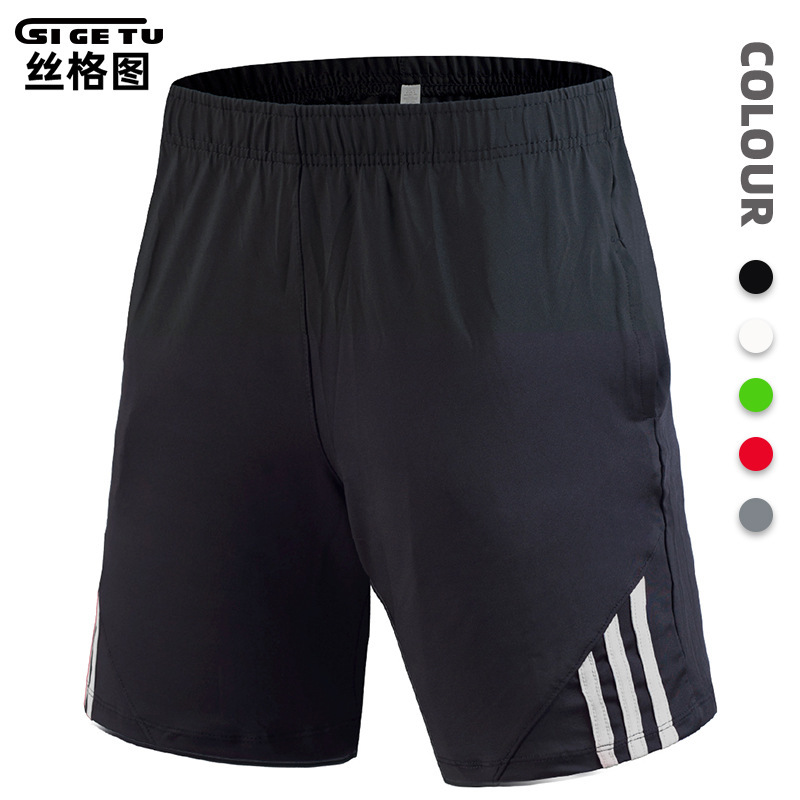 Amazon Cross-Border Sports Shorts Men's Summer Elastic Quick-Dry Fitness Pants Marathon Running Basketball Shorts