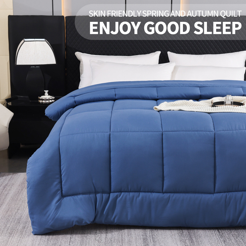 봄과 가을 퀼트 하늘색