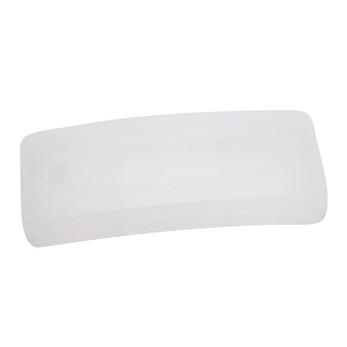 Portable plastic transparent clip-on glasses case, anti-pressure and anti-fall 3D eye storage and folding