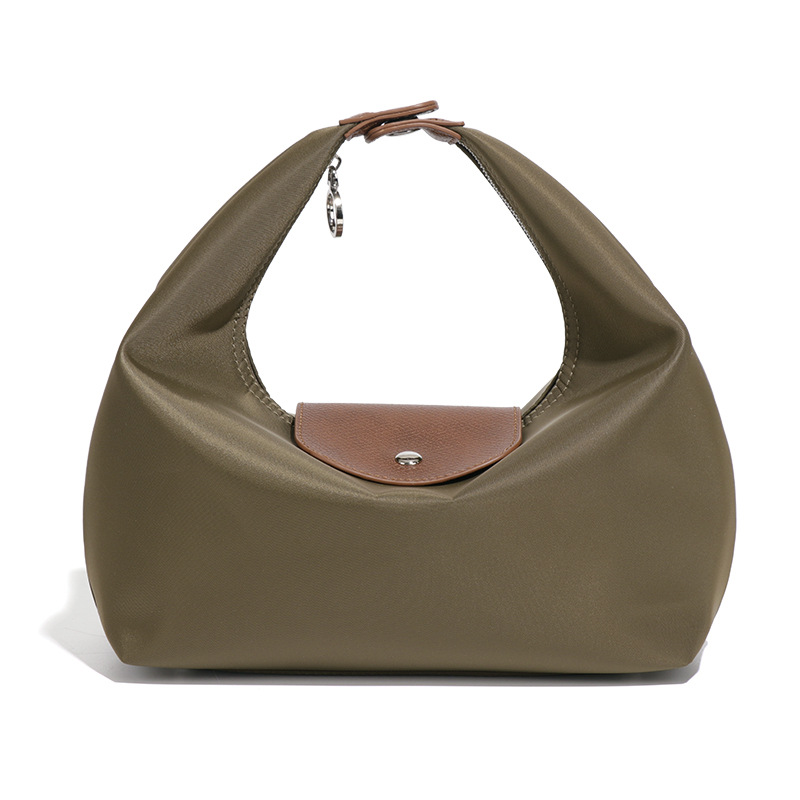 2026 Spring/Summer New Waterproof Nylon Korean Ins Style Underarm Dumpling Bag Large Capacity Commuter Crossbody Bag For Women - Thumbnail 7