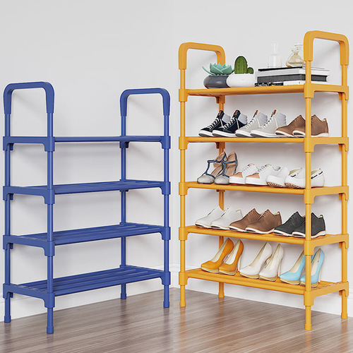Small shoe rack is easy to put at the door. Good-looking and economical dust-proof storage artifact for home use. Dormitory indoor multi-layer shoe cabinet