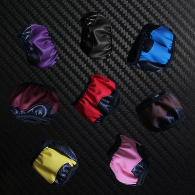 elastic carbon fiber leather four – Steering wheel cover