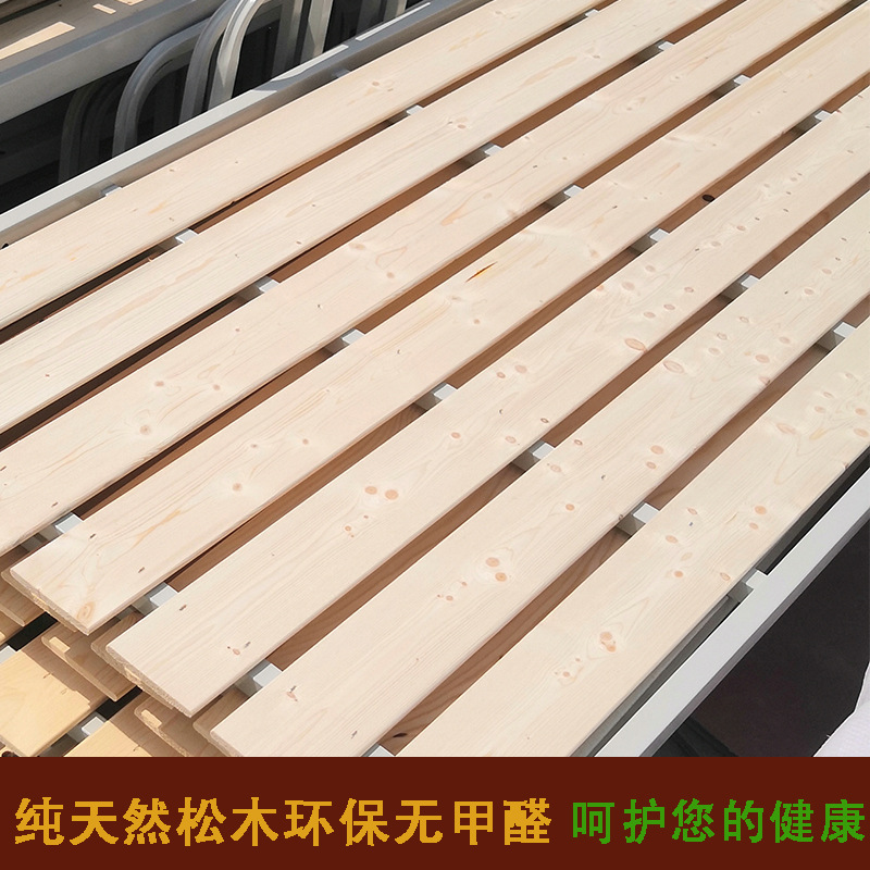 Upper and lower iron bed employee dormitory single-layer double bed upper and lower bed student high and low bed subway craft frame bed