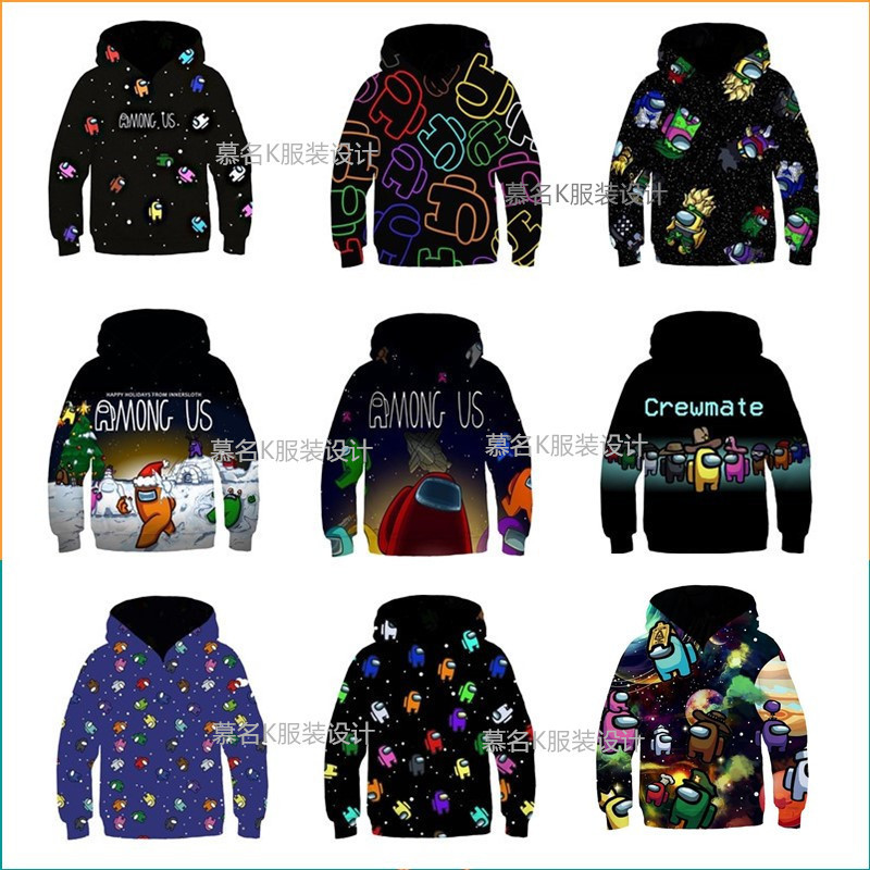 2020 Cross-borDer New among Cartoon 3D Anime Digital Printing KiDsren's Sweatshirt