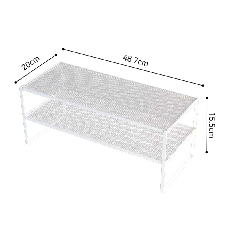 Modelo de malla blanca desmontable de doble capa (48,7*20*15,5)