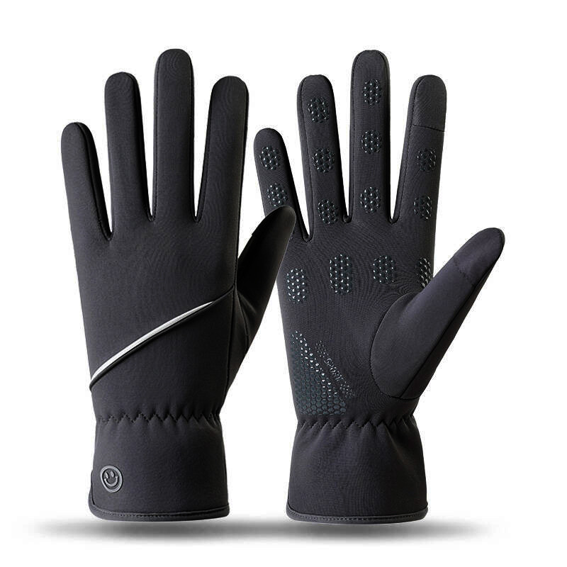 Guantes cálidos para mujeres otoño y invierno para montar a prueba de frío conducir a prueba de viento pantalla táctil impermeable invierno al aire libre guantes de terciopelo