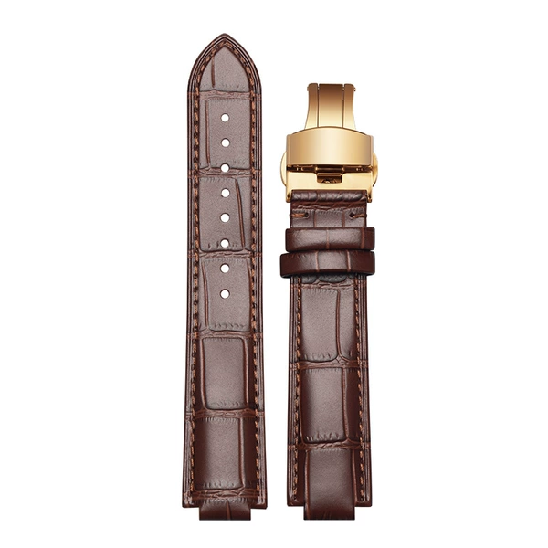 Brown-Rose Golden Butterfly buckle