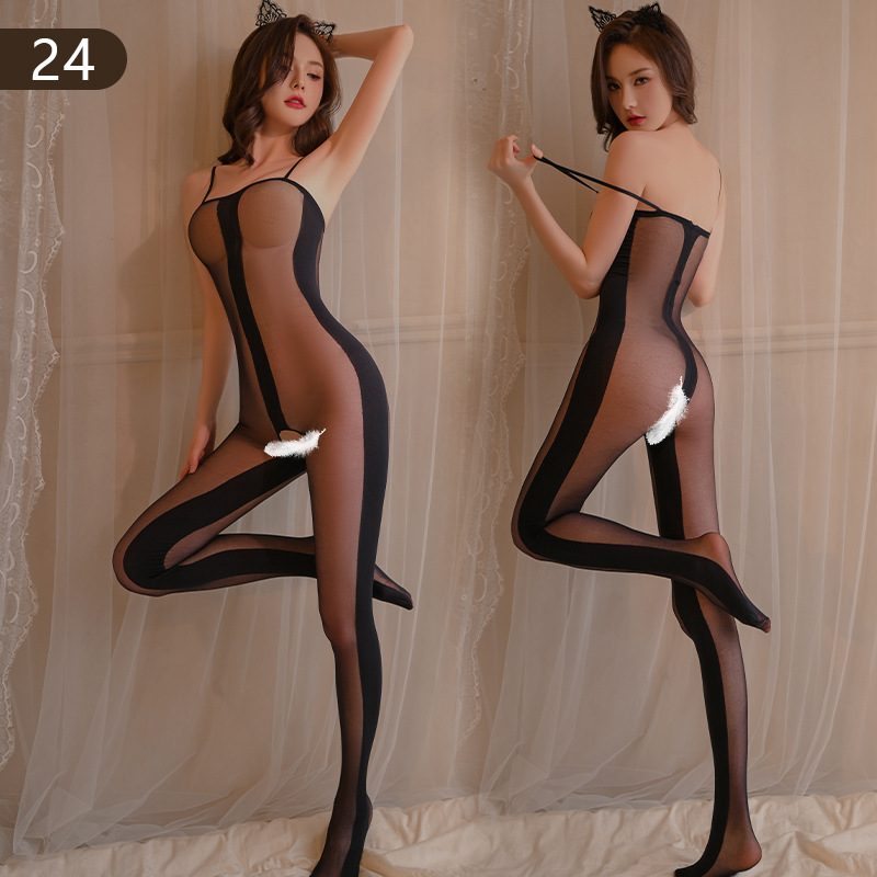 Lencería sexy tentación sexy camisón de tirantes de encaje ropa de hogar sexy traje de abertura sin espalda