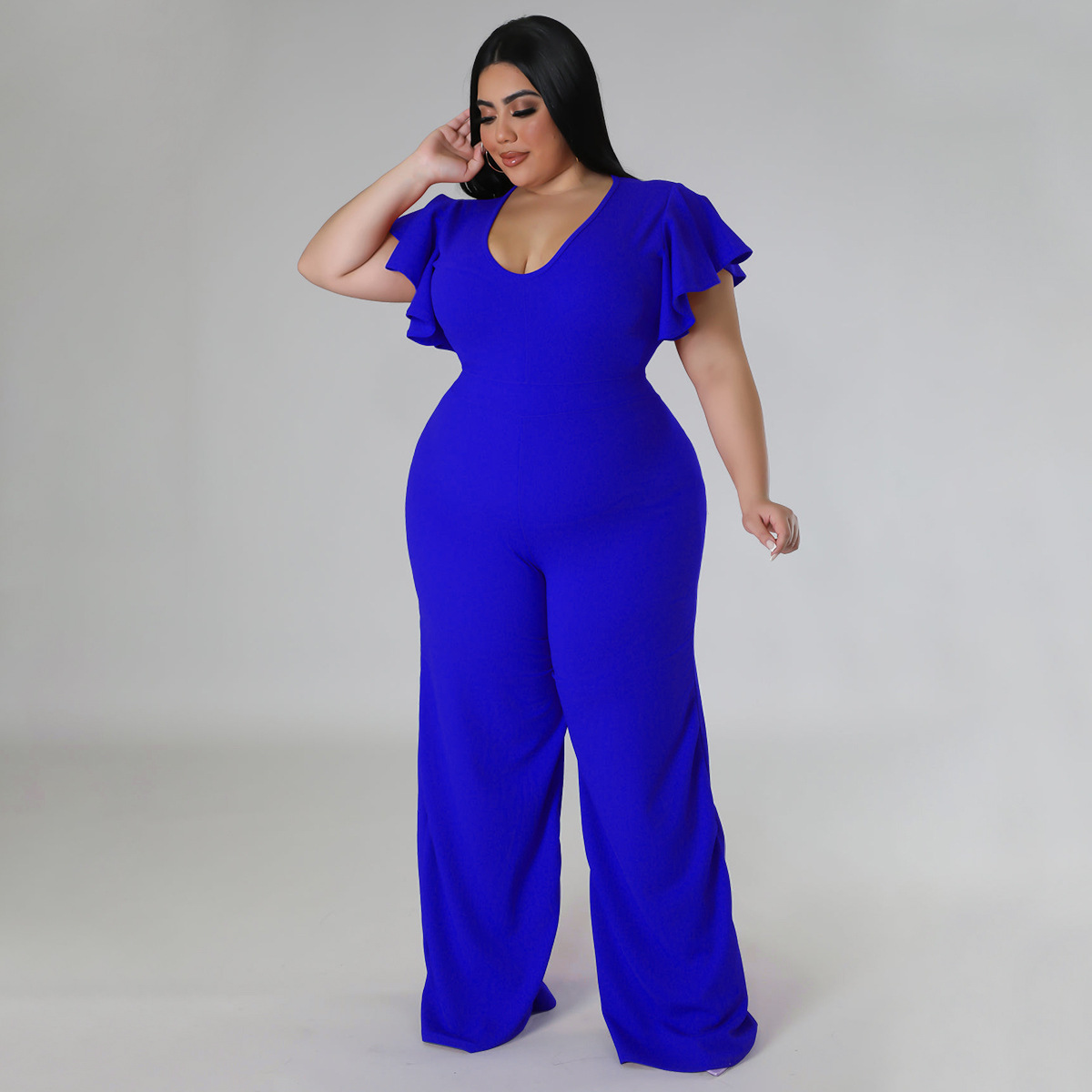 280g Weight Full Length Pants Length Spandex, Polyester, Twilled Satin Fabric Type High Waist Waist Line Jumpsuits Pants Type High Elasticity Elasticity Bodysuits Tops Type Holiday Occasion Comfort Function Regular Fit Fit Type Solid Color Pattern Summer Season Women'S Gender Simple Style Style Women'S Holiday Bodysuits Simple Style Solid Color Full Length Jumpsuits