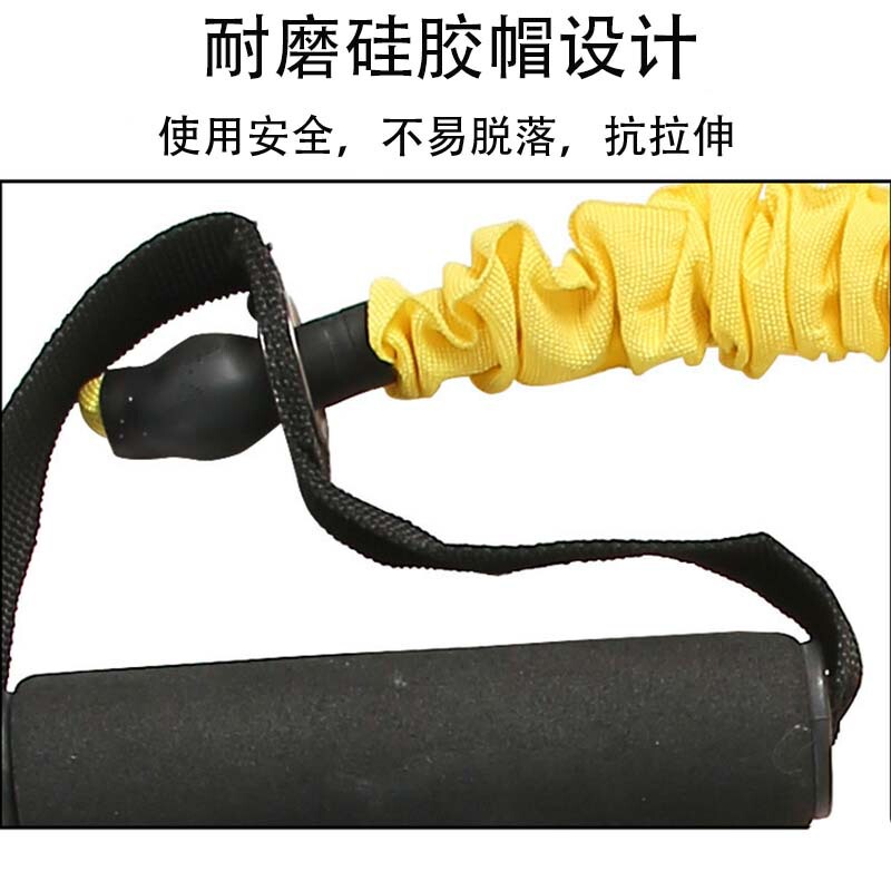 一字拉力绳跨境热销织带拉力器弹力绳弹力带健身器材一字拉力器|undefined