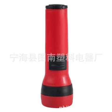 Желтый фонарик сухая батарея 2D желтый свет лампа светодиодный жар старый пластиковый фонарик комбинированный набор P2076-1