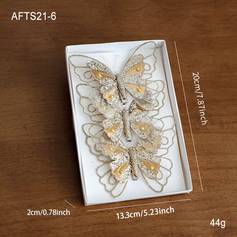 Mariposa dorada B / 3 paquetes