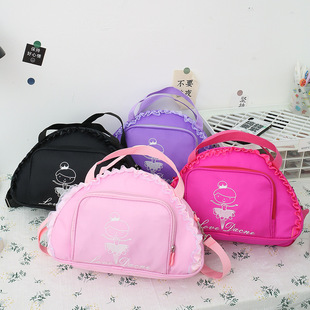Dance Bag New Children Shoulder Dance Backpack Latin Ballet Bag Printing Girl Princess Dance Bag